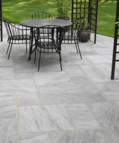 Indian Natural Sandstone Paving Grey 18.9m2 Pack