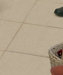 Alternative view of Marshalls Textured Utility Natural Paving Slab 600 x 600 x 35mm