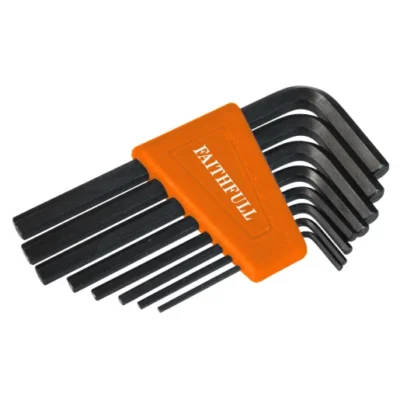 FAITHFULL Hex Key Set (8) ... Metric - Short Arm
