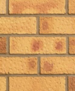 facing brick saxon gold