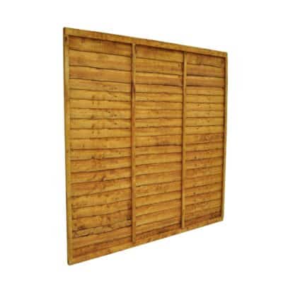 trade lap fence panel